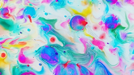 ID-966828-高清晰五彩液體糖果壁紙高清大圖